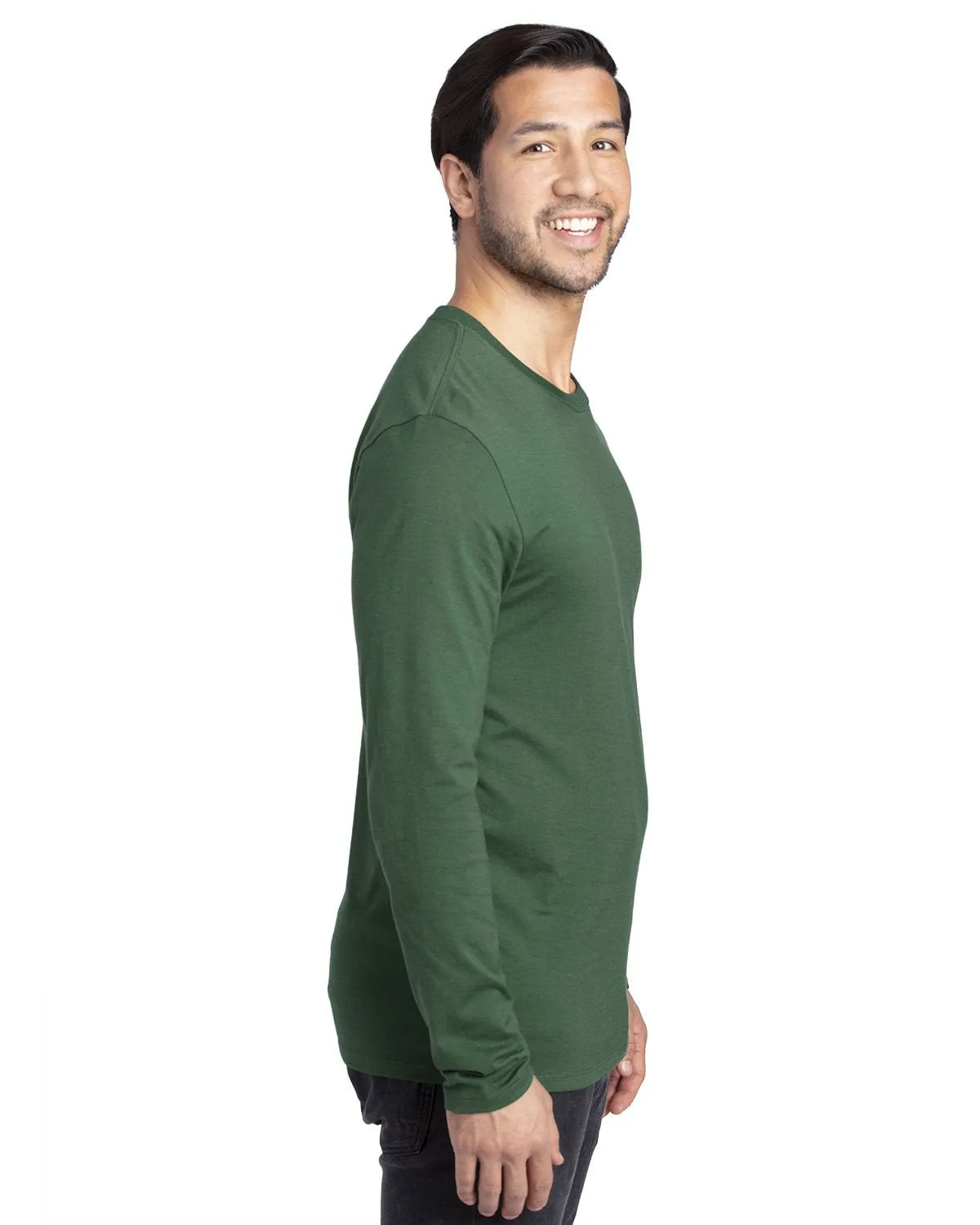 100LS-Threadfast Apparel-FOREST GREEN