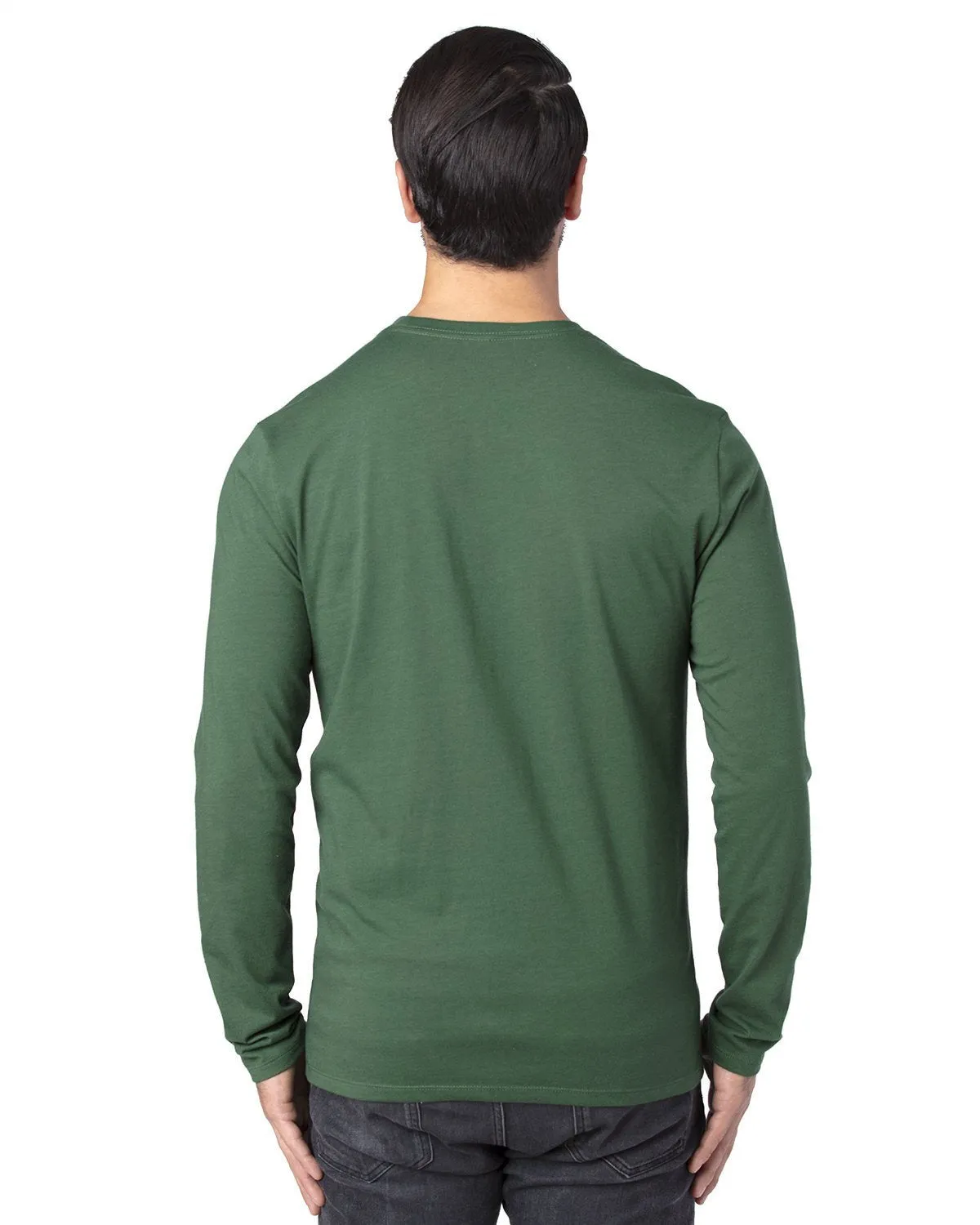 100LS-Threadfast Apparel-FOREST GREEN