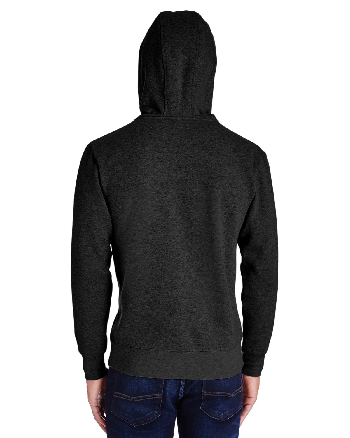 322H-Threadfast Apparel-BLACK HEATHER