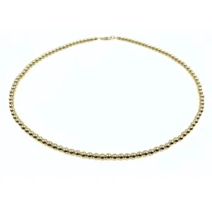 4mm 14k Gold Filled Waterproof Necklace