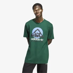 Adidas Originals | ADVENTURE MOUNTAIN FRONT TEE  { DARK GREEN