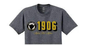 Alpha Emblem Date Tee