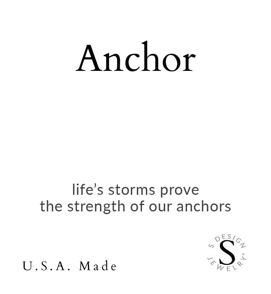 Anchor | Stone Beaded Charm Bracelet | Botswana