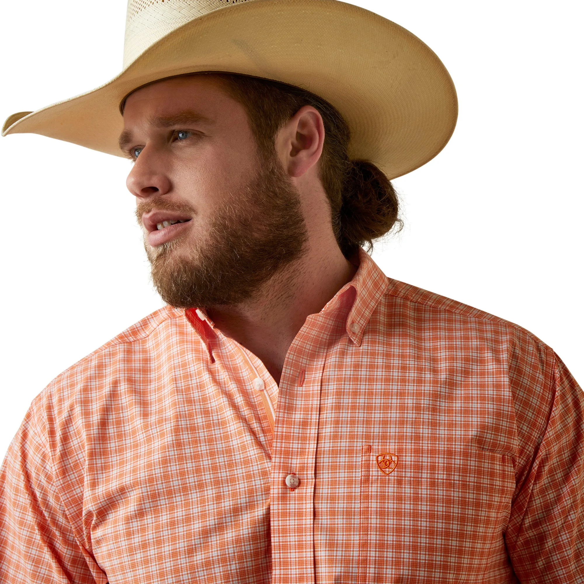 Ariat Men's Orange PRO MATIAS Shirt