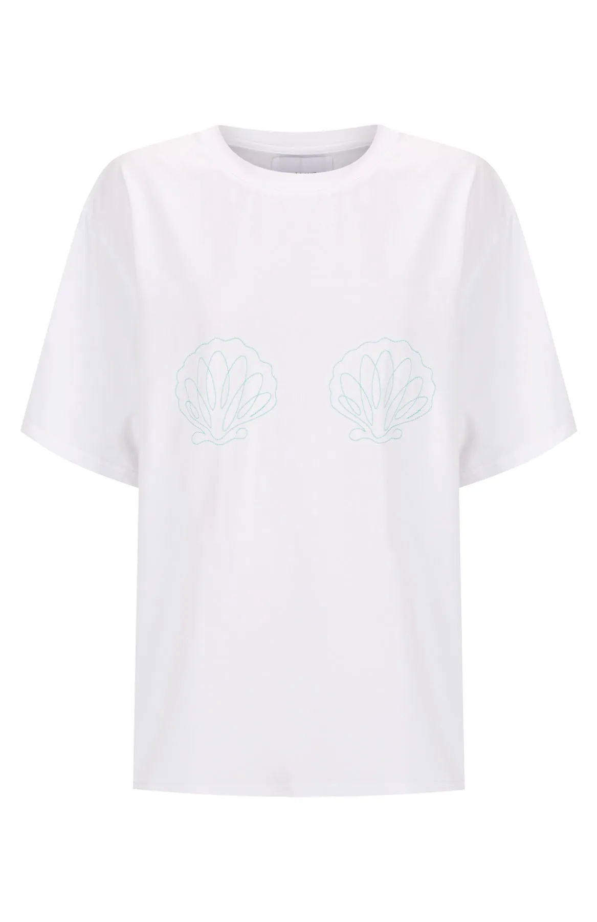 Ariel Tee - White/Mint