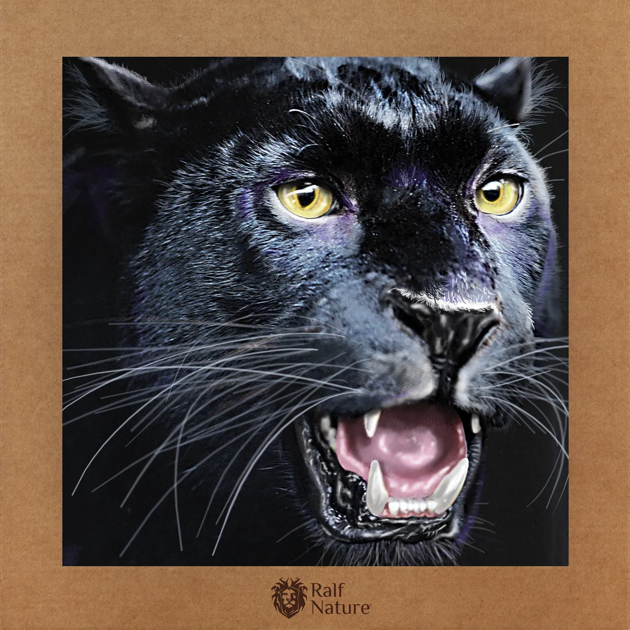 Black Panther Head T-Shirt