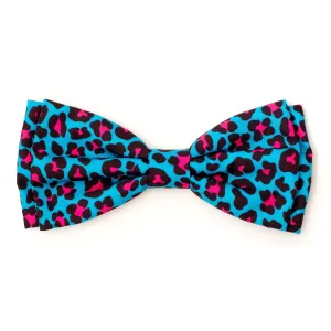 Bow Tie | Turquoise Leopard