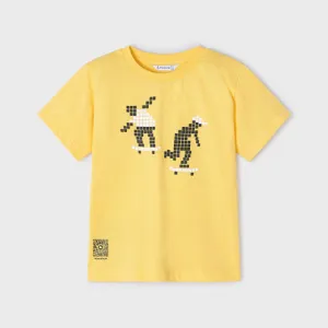 BOYS YELLOW SHORT SLEEVE T-SHIRT