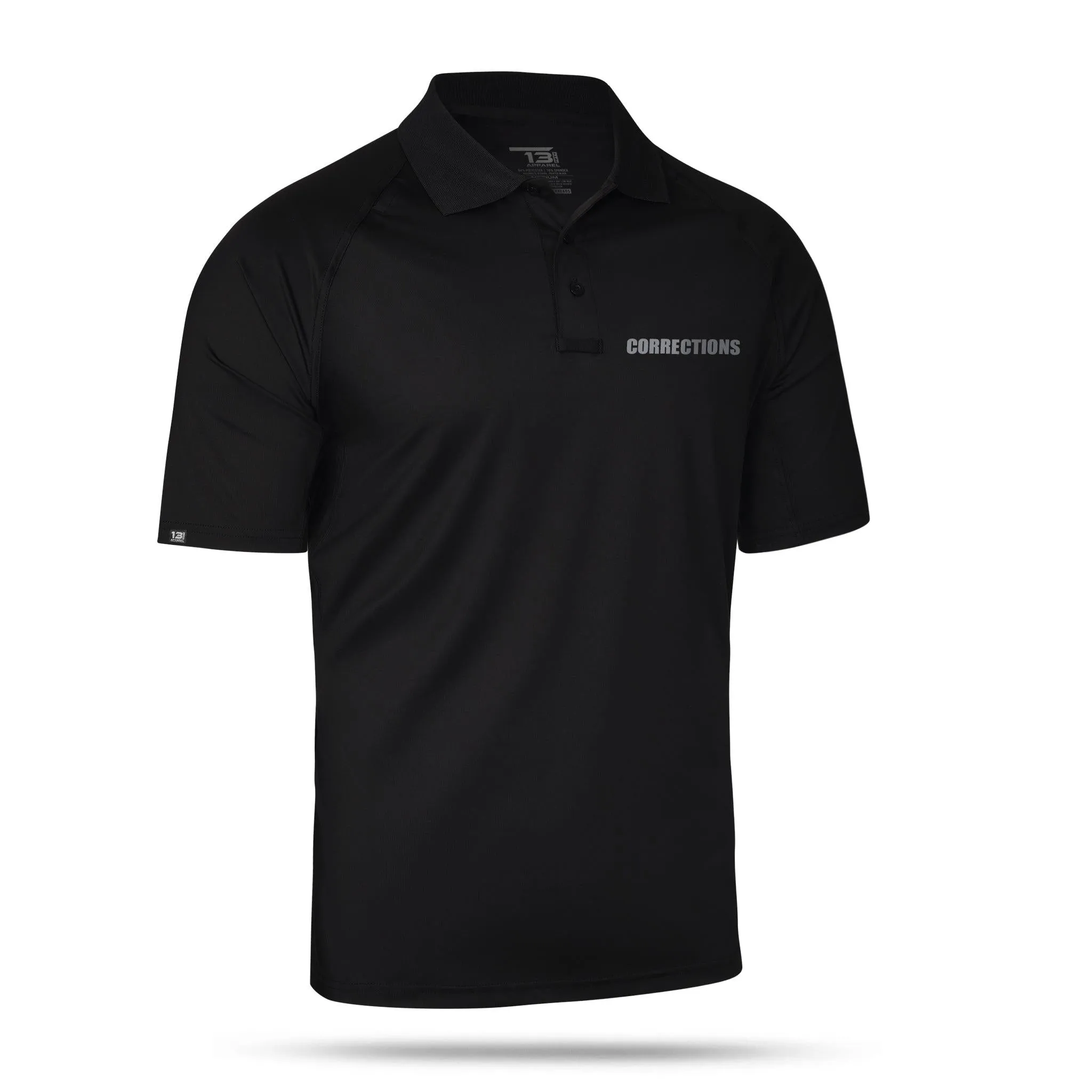 [CORRECTIONS] Reflective Performance Polo [BLK/REF]