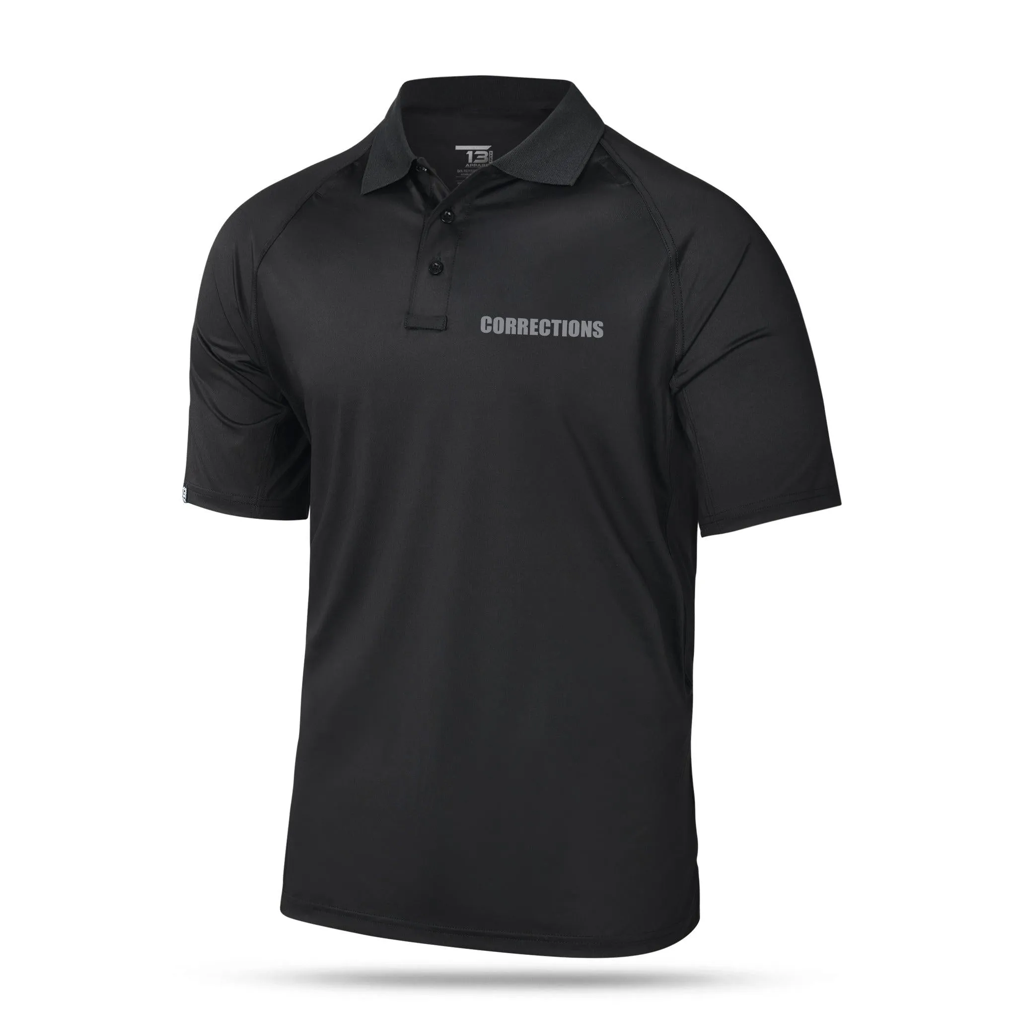 [CORRECTIONS] Reflective Performance Polo [BLK/REF]