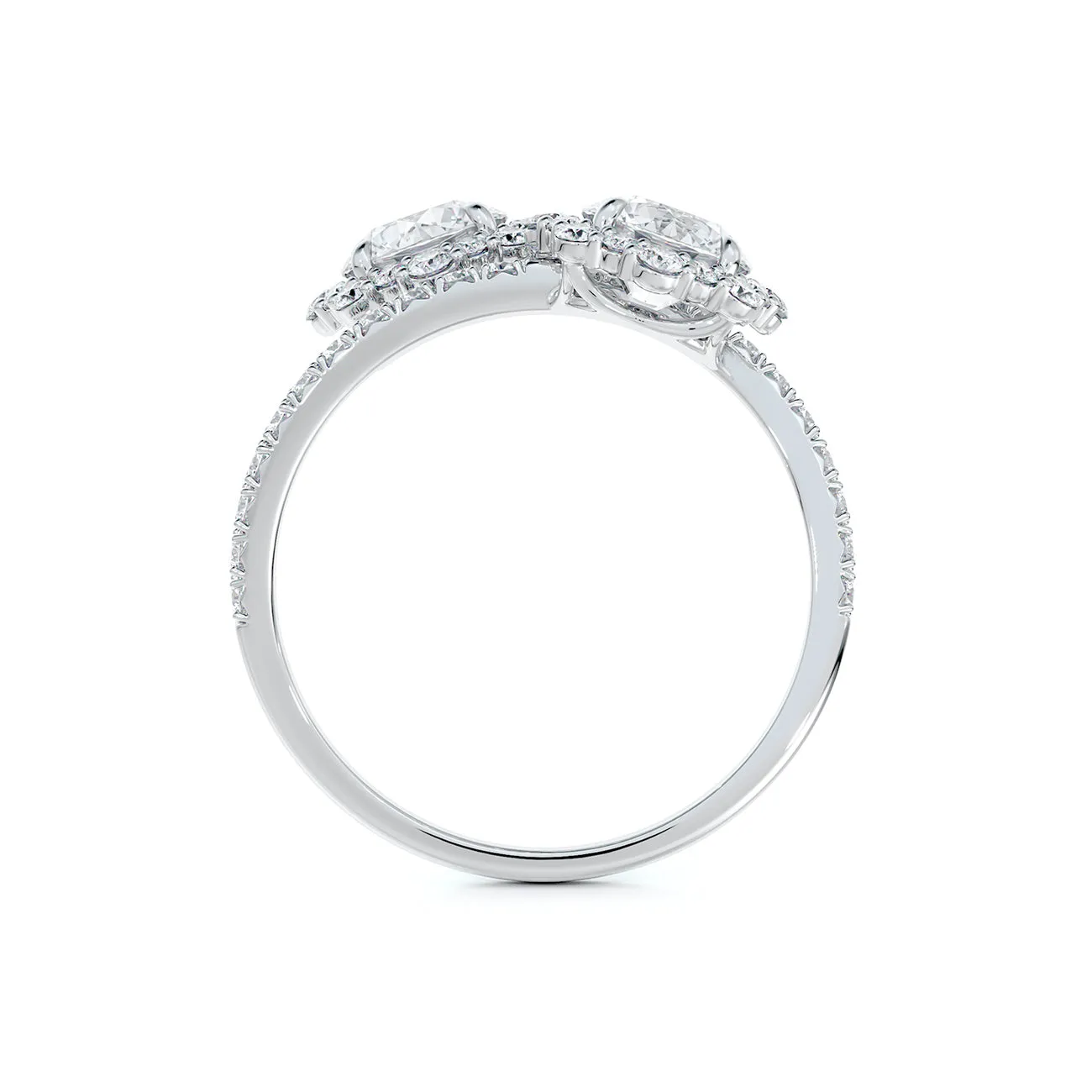 Forevermark Center of My Universe® Floral Halo Diamond Wrap Ring