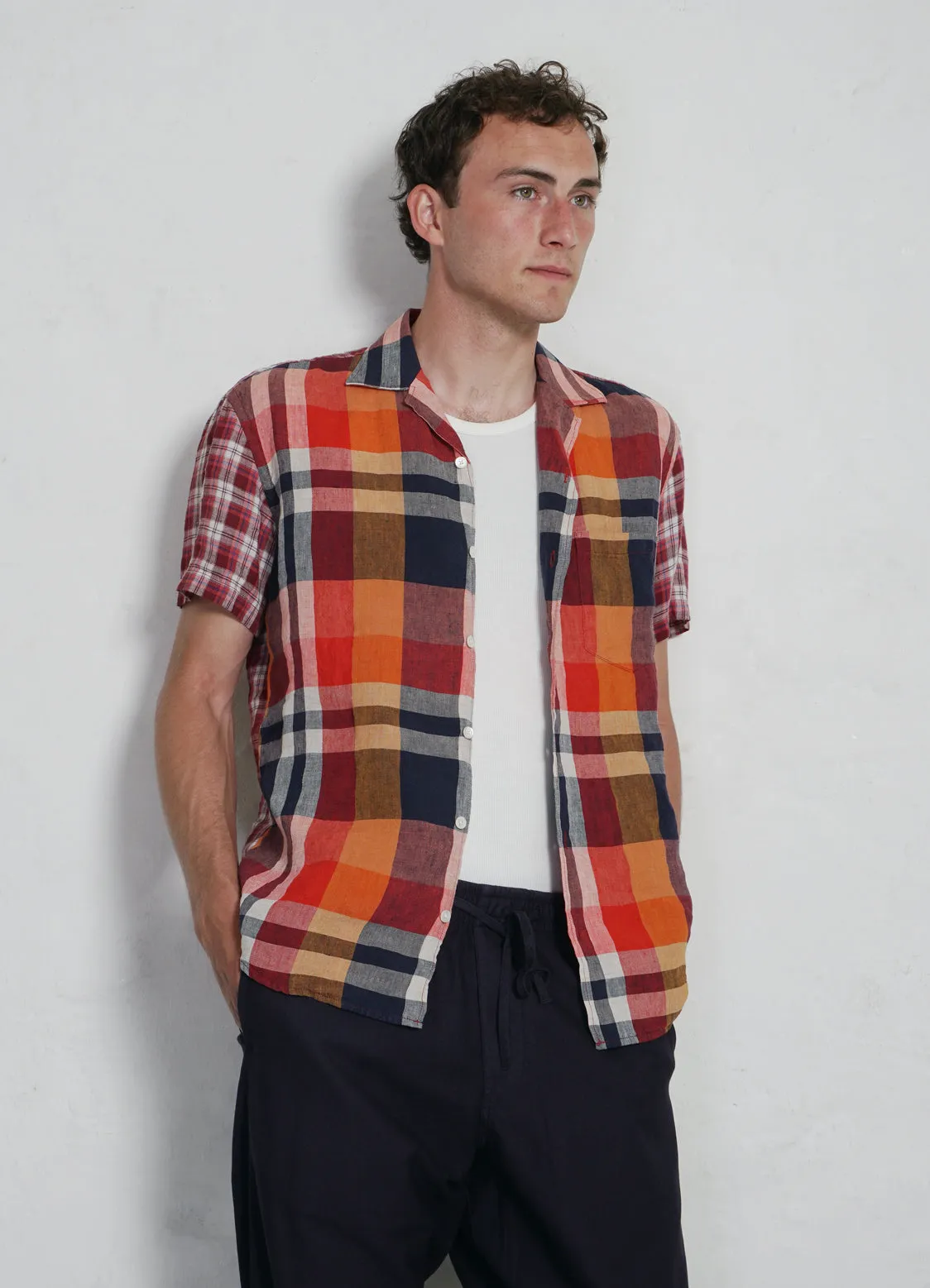 JONNY | Short Sleeve Shirt | Red Checks