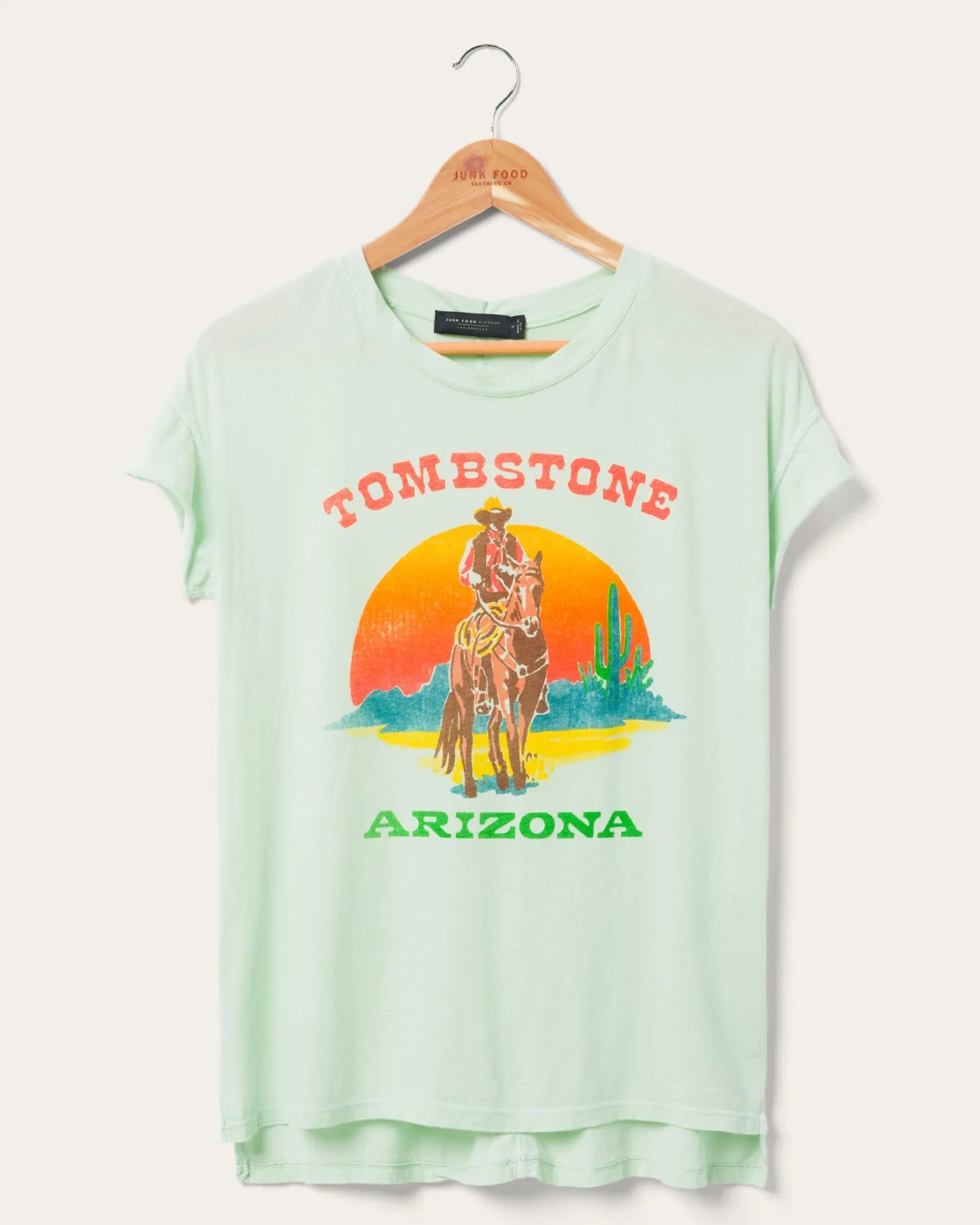 Junk Food Tombstone Arizona Easy Tee - SPRAY