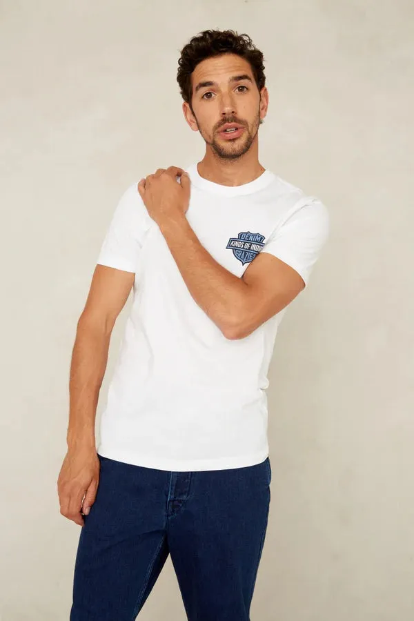 Kings Of Indigo White Denim Crazies T-Shirt