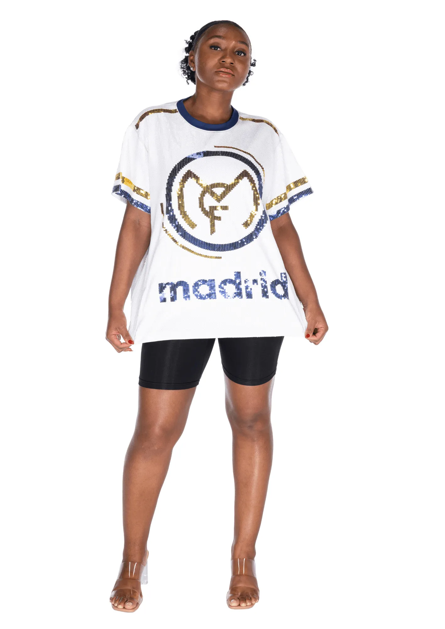 Madrid Soccer Sequin Shirt