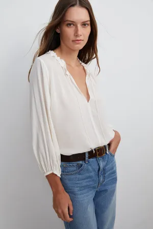 MARTY 3/4 SLEEVE BLOUSE