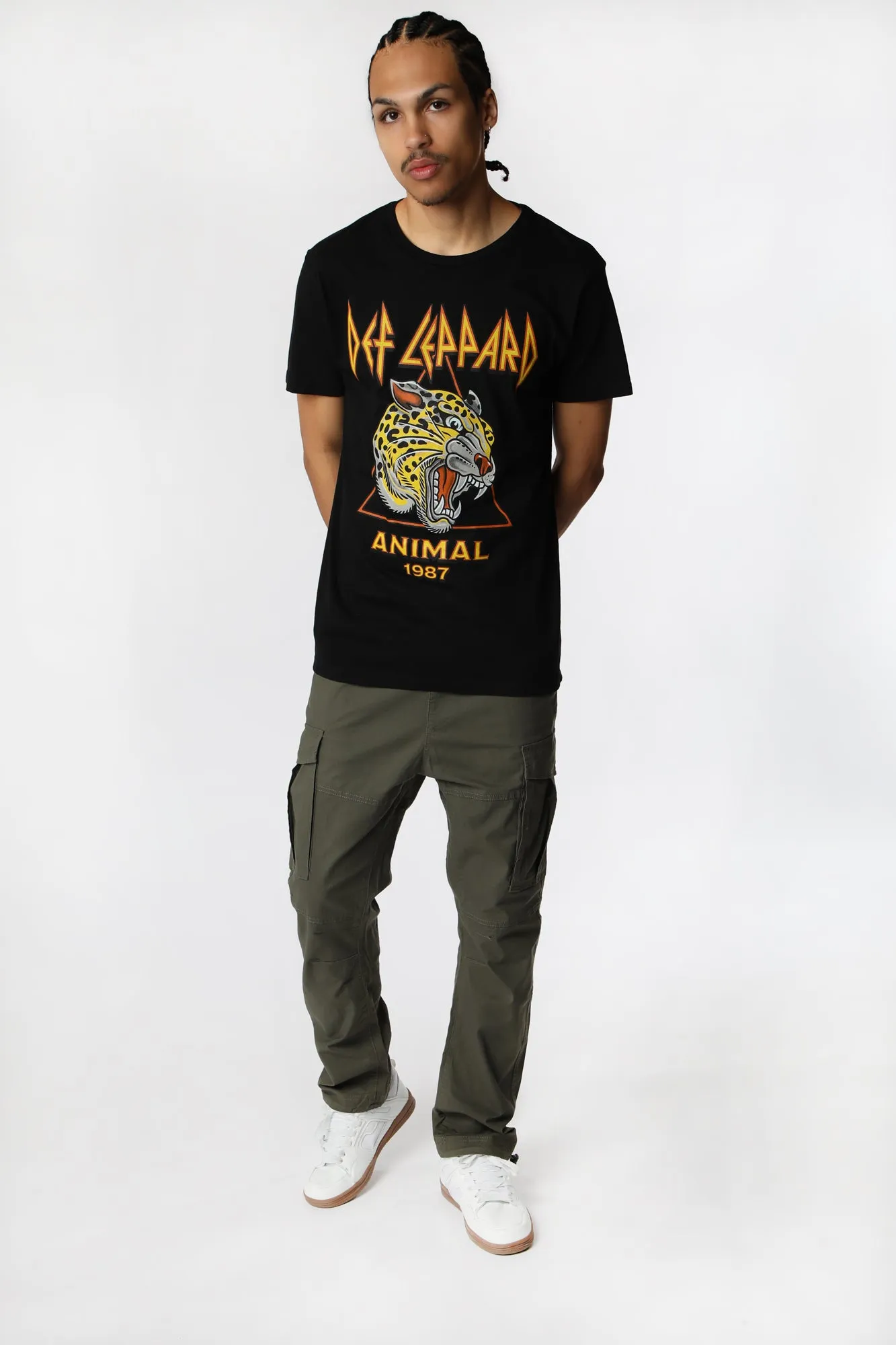 Mens Def Leppard Animal T-Shirt