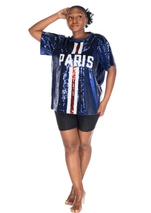 Paris Soccer Sequin Shirt