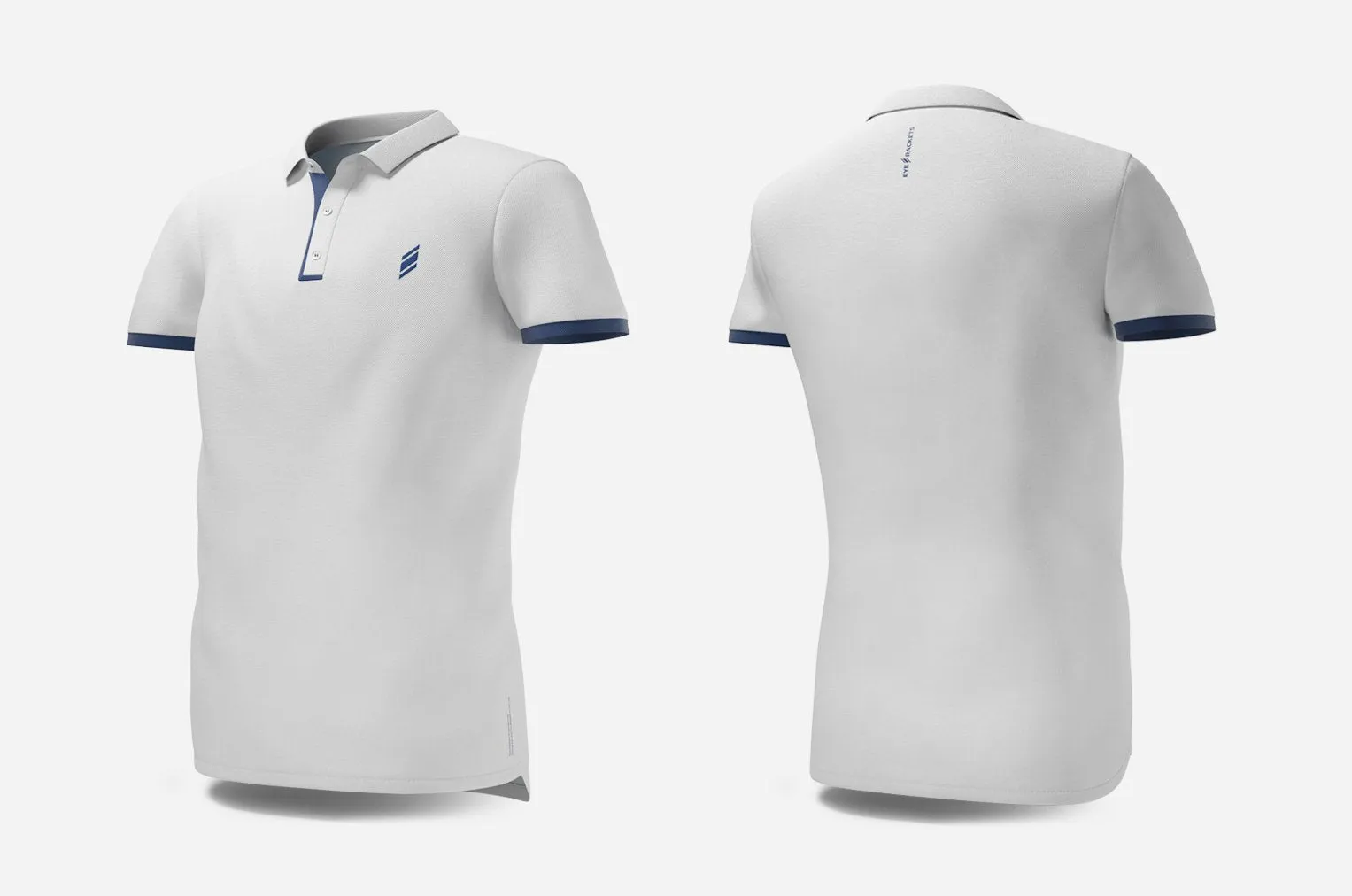 Polo (white/navy)