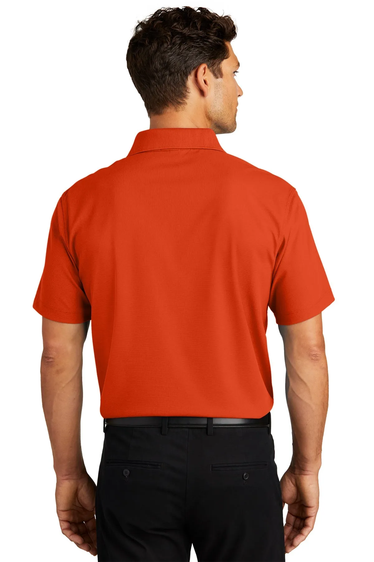 Port Authority Dry Zone Customized Grid Polos, Autumn Orange