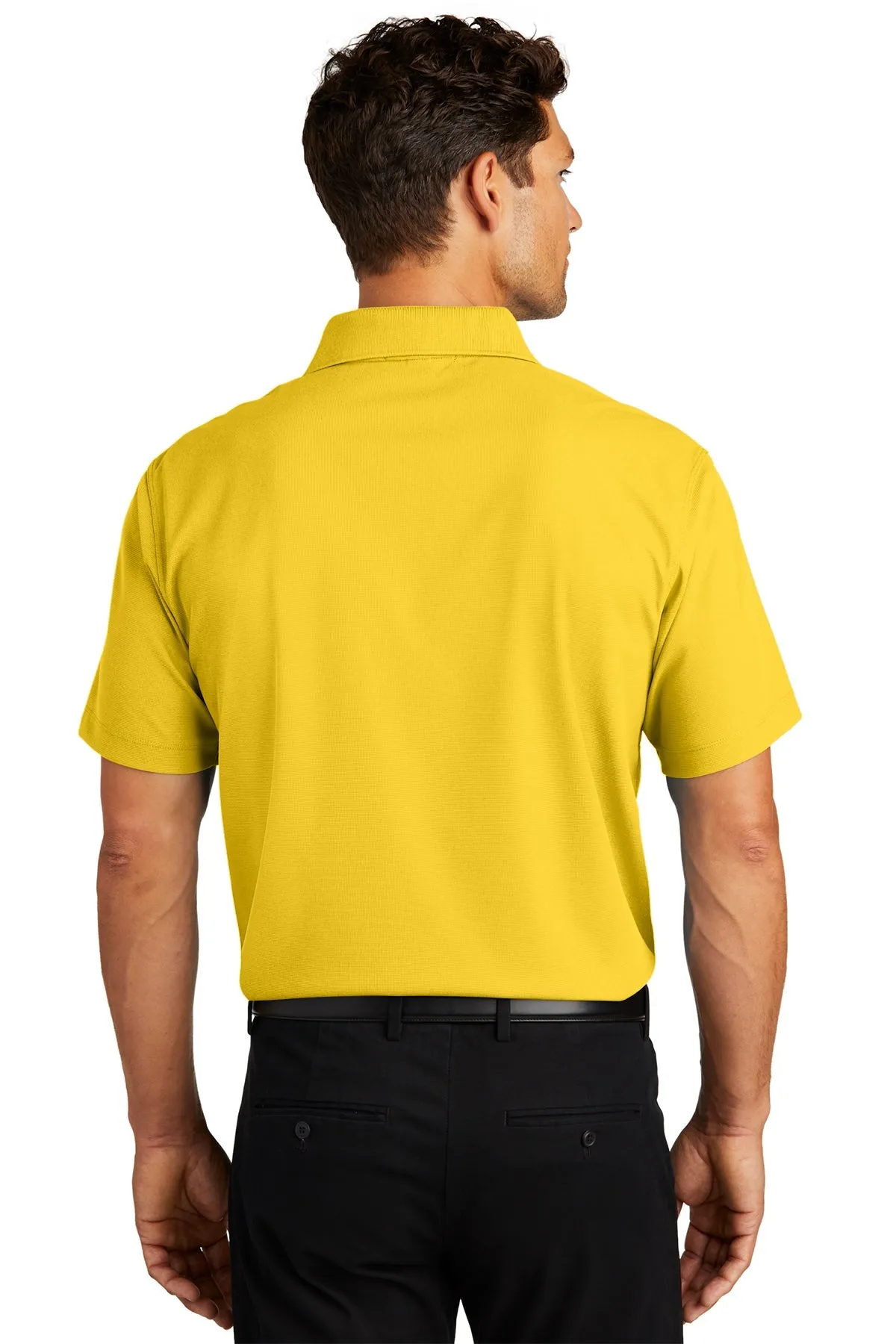 Port Authority Dry Zone Customized Grid Polos, Yellow