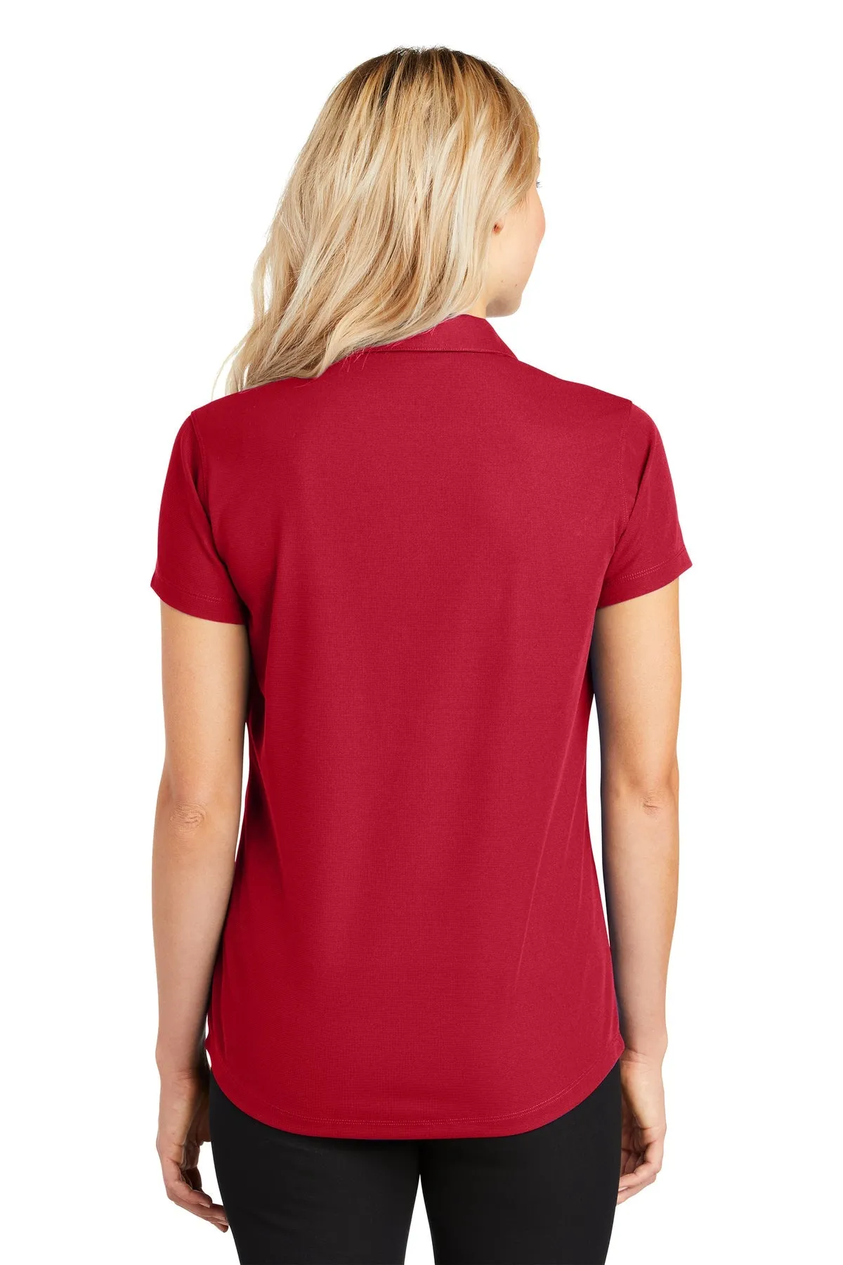 Port Authority Ladies Dry Zone Custom Grid Polos, Engine Red