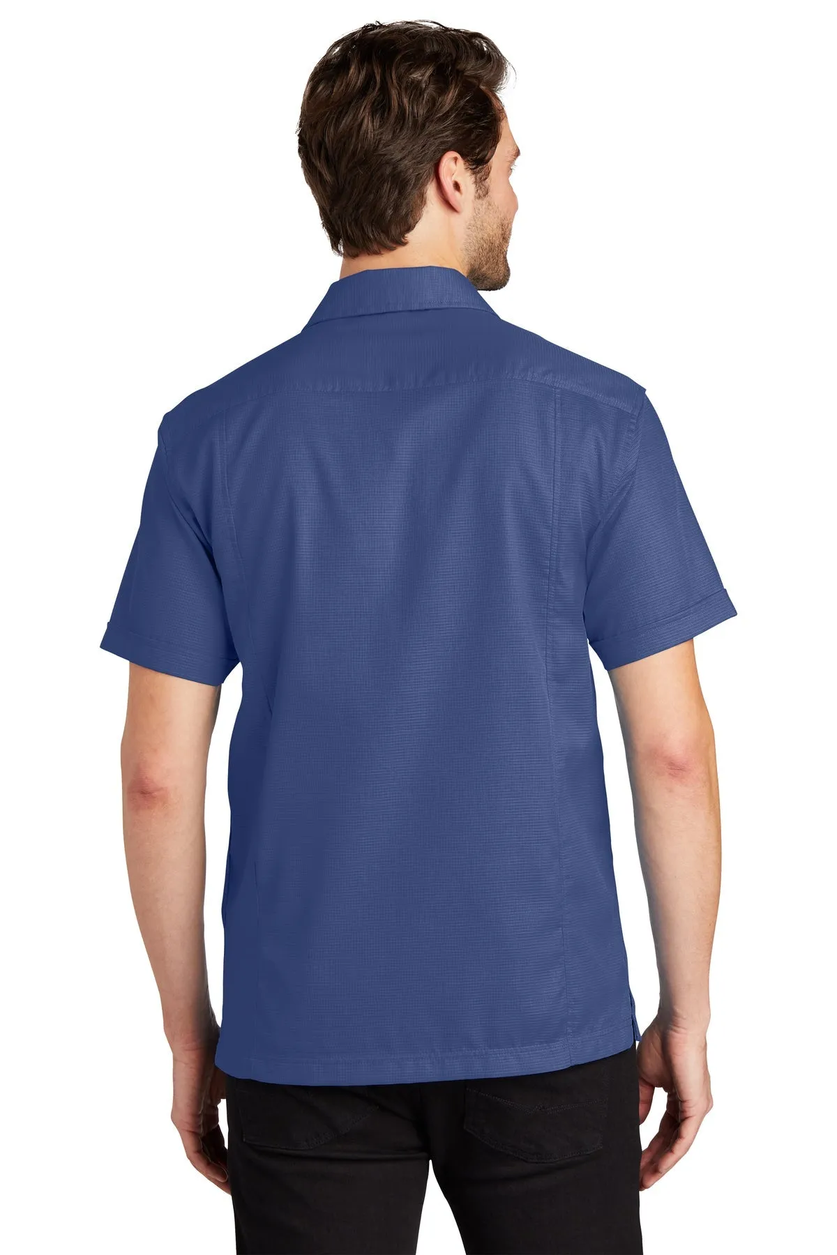 Port Authority Textured Custom Camp Shirts, Royal