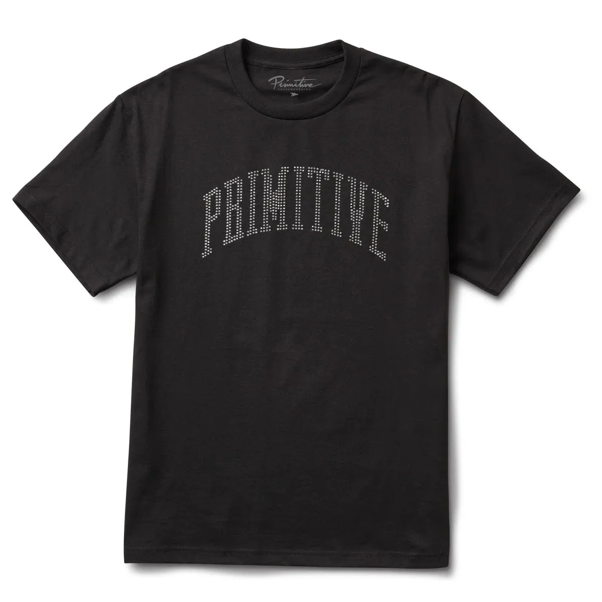 Primitive Collegiate Rhinestone HW Tee - Black