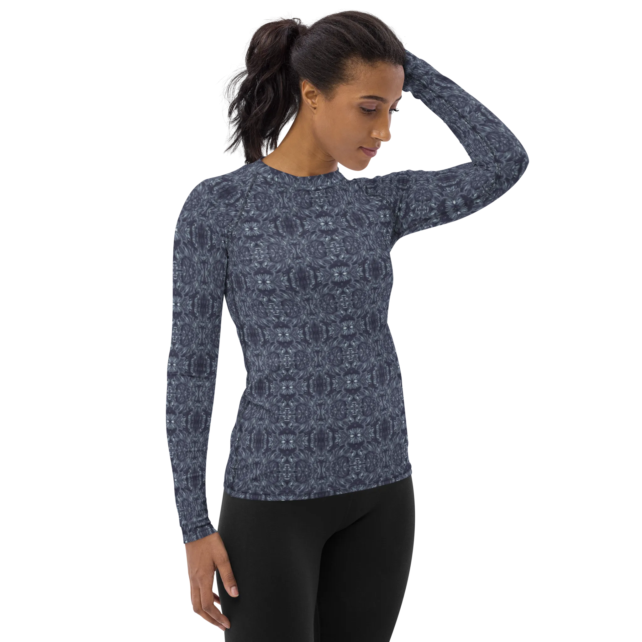 Recursia Bohemian Dream Women's Rash Guard In Blue