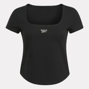 Reebok Apparel Women Classics Wardrobe Essentials T-Shirt BLACK