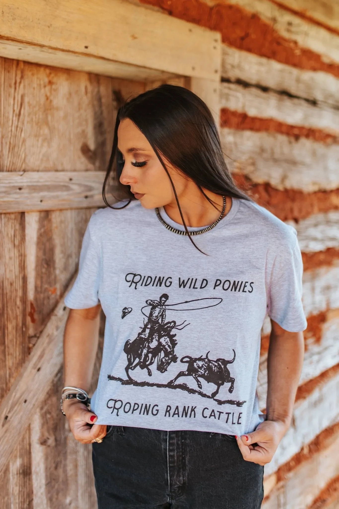 Riding Wild Ponies Graphic Tee