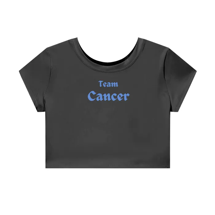 Streetwear Cancer Tight-Fit Cropped Tee