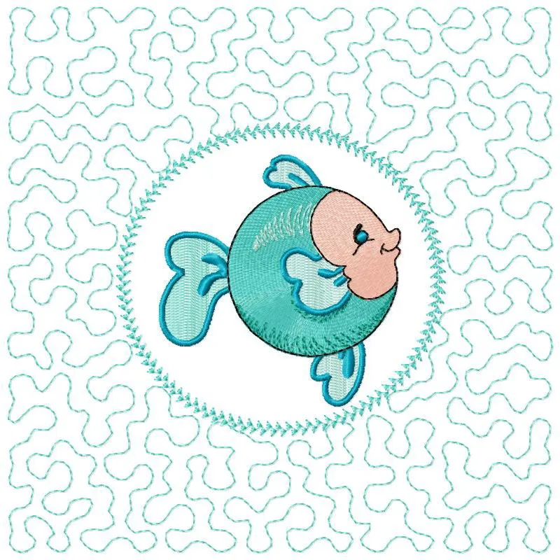 Tiny Bubbles 8x8--Set of 10 Designs