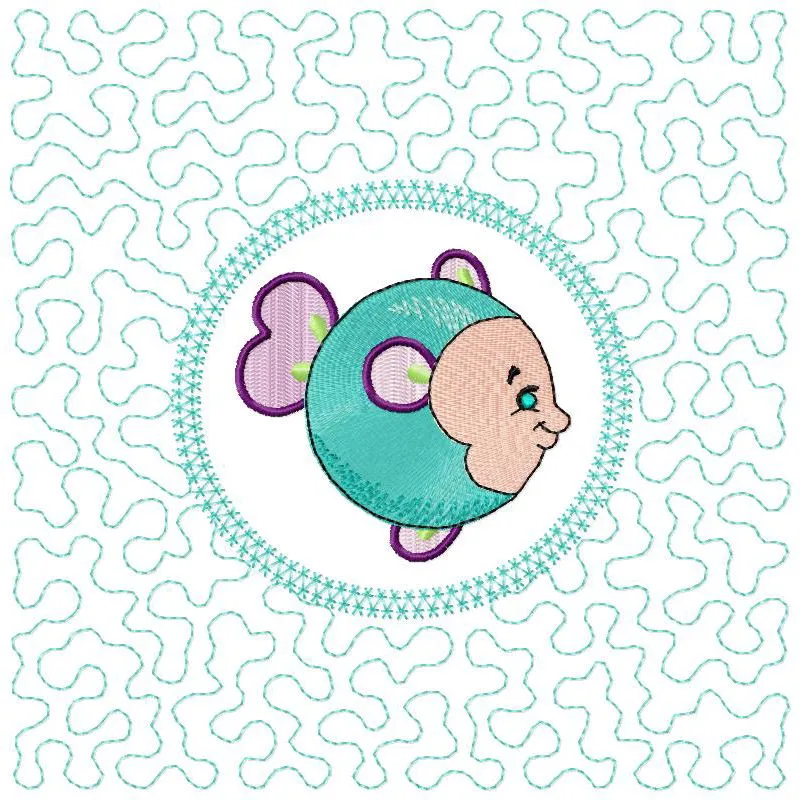 Tiny Bubbles 8x8--Set of 10 Designs