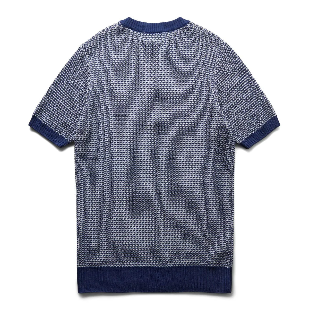 TWO COLOUR TEXTURE KNIT HENLEY