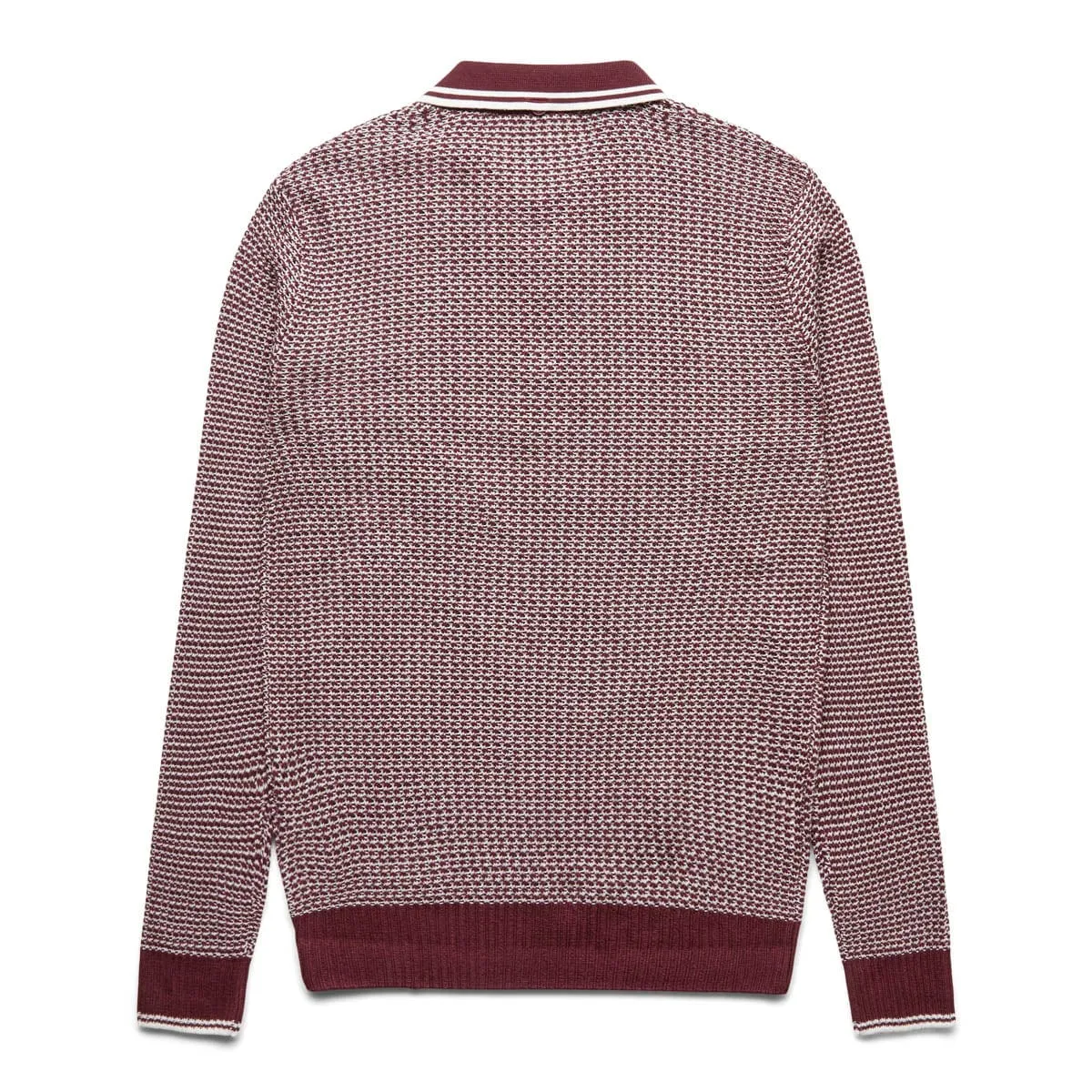 TWO TEXTURE KNIT SHIRT