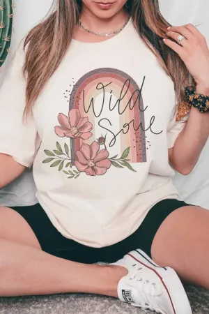 WILD SOUL GRAPHIC TEE PLUS SIZE