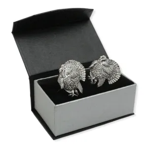 Wild Turkey Bird Cufflinks Gift Boxed