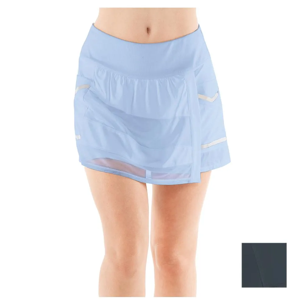 Women's Long Cargo Mesh Tennis Skort