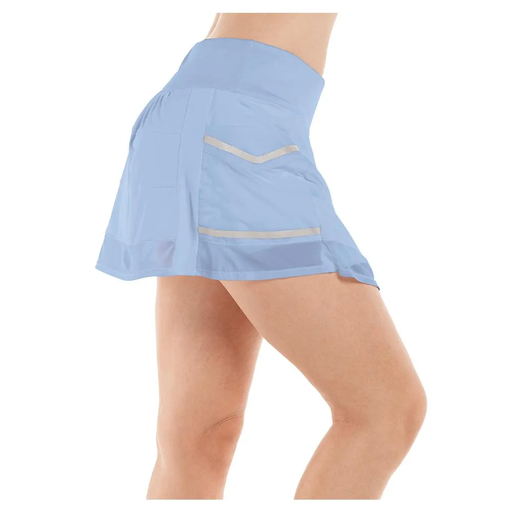 Women's Long Cargo Mesh Tennis Skort